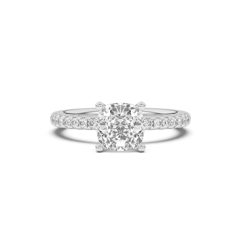 360 degree view of Britta Pavé Hidden Circlet And Band Engagement Ring