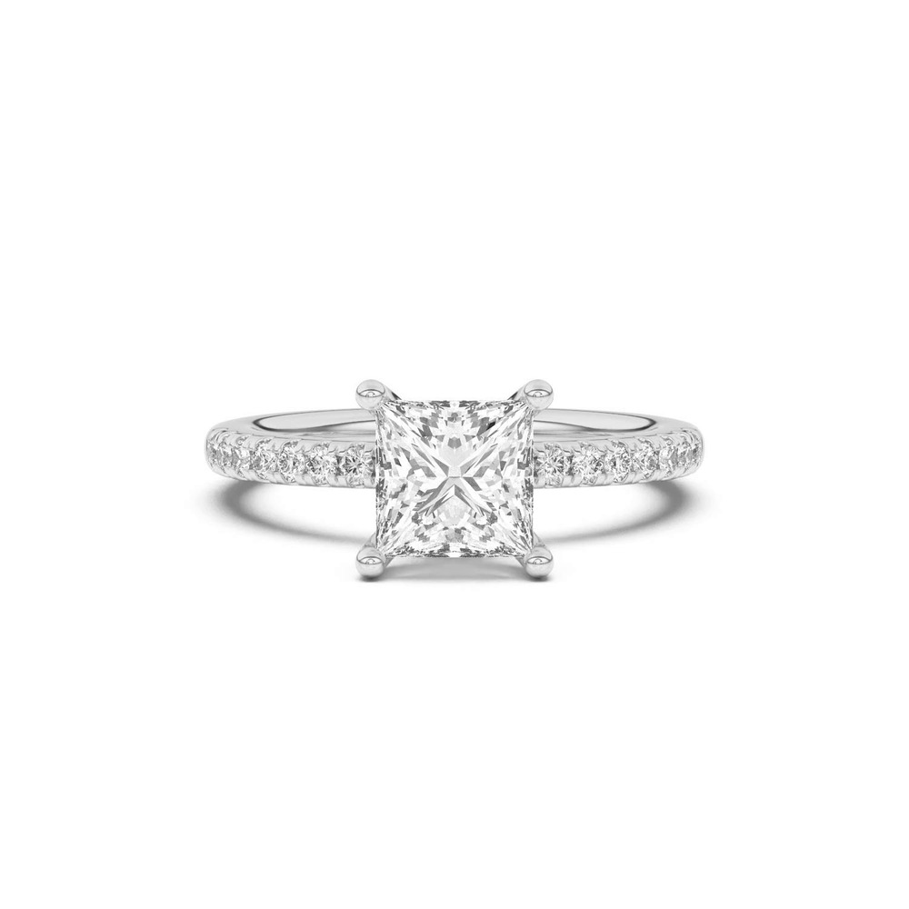 360 degree view of Britta Pavé Hidden Circlet And Band Engagement Ring