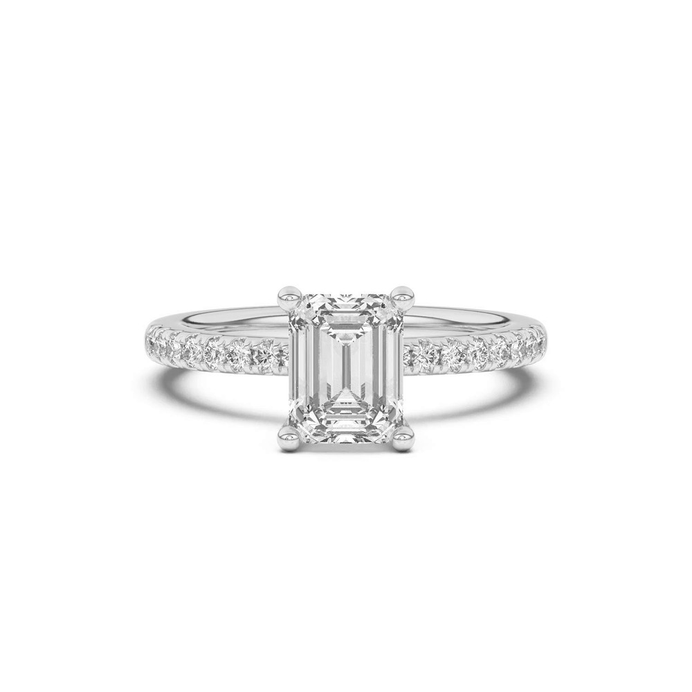 360 degree view of Britta Pavé Hidden Circlet And Band Engagement Ring