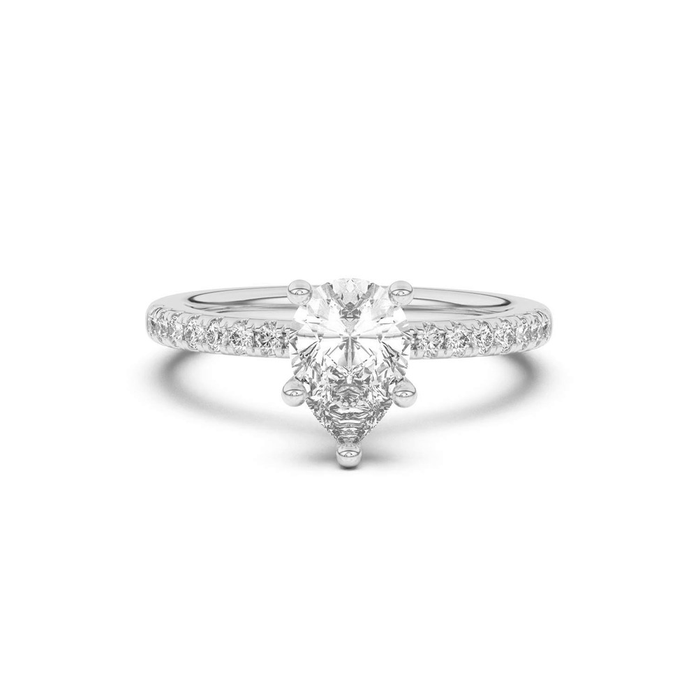 360 degree view of Britta Pavé Hidden Circlet And Band Engagement Ring