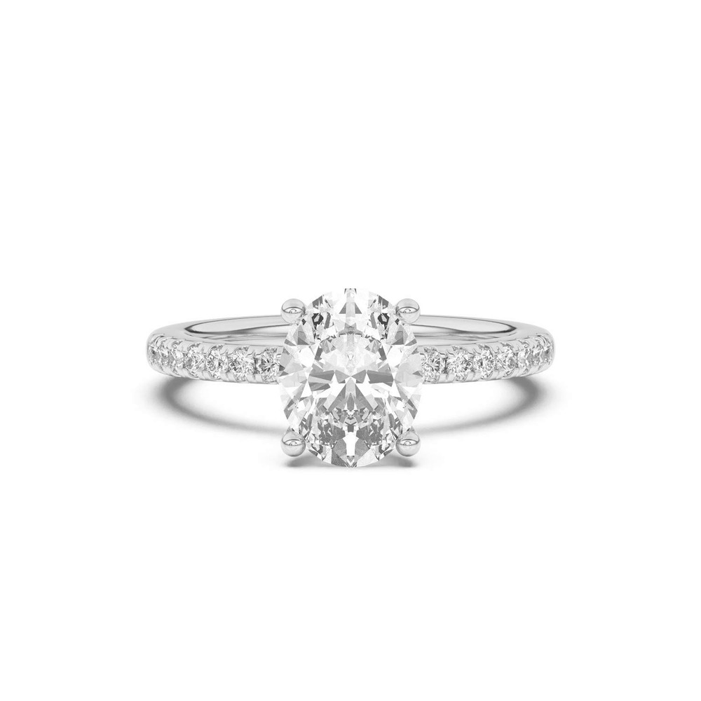 360 degree view of Britta Pavé Hidden Circlet And Band Engagement Ring