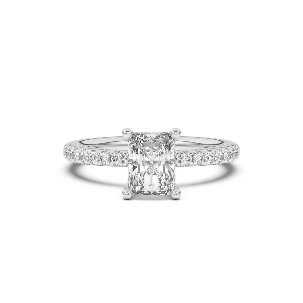360 degree view of Britta Pavé Hidden Circlet And Band Engagement Ring