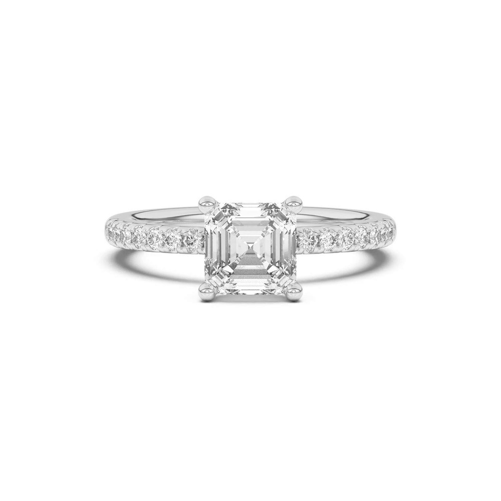 360 degree view of Britta Pavé Hidden Circlet And Band Engagement Ring