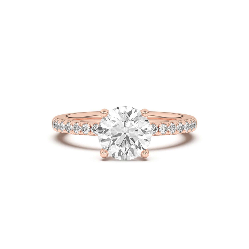360 degree view of Britta Pavé Hidden Circlet And Band Engagement Ring