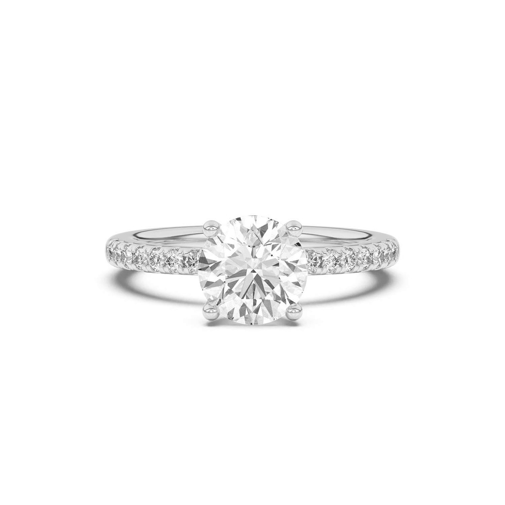 360 degree view of Britta Pavé Hidden Circlet And Band Engagement Ring