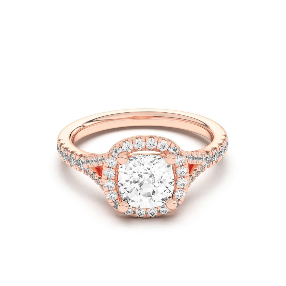 360 degree view of Sue Timeless Halo Engagement Ring