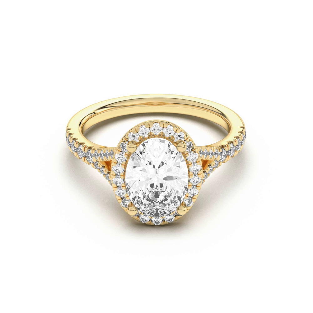 360 degree view of Sue Timeless Halo Engagement Ring