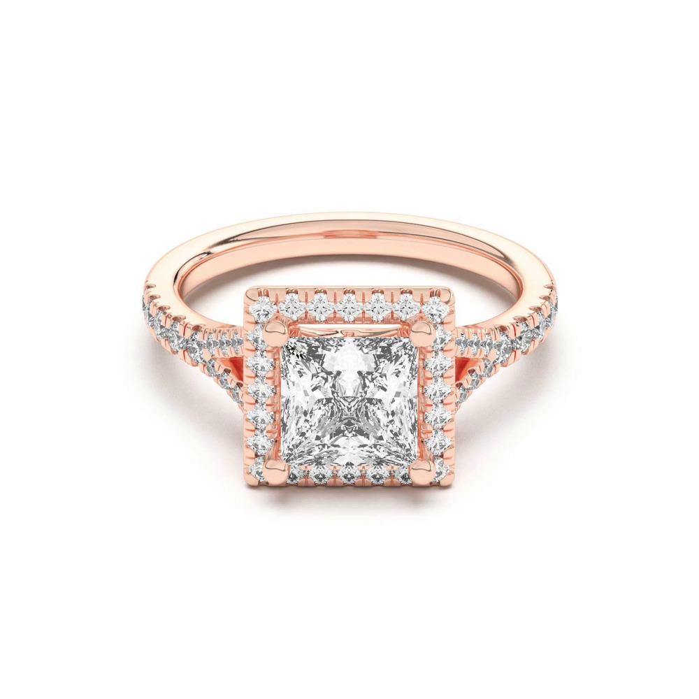 360 degree view of Sue Timeless Halo Engagement Ring
