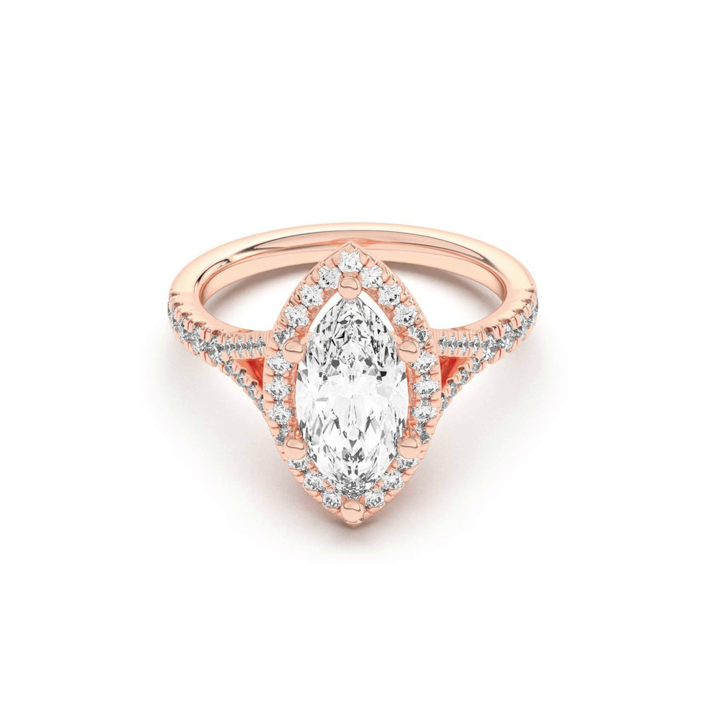 360 degree view of Sue Timeless Halo Engagement Ring