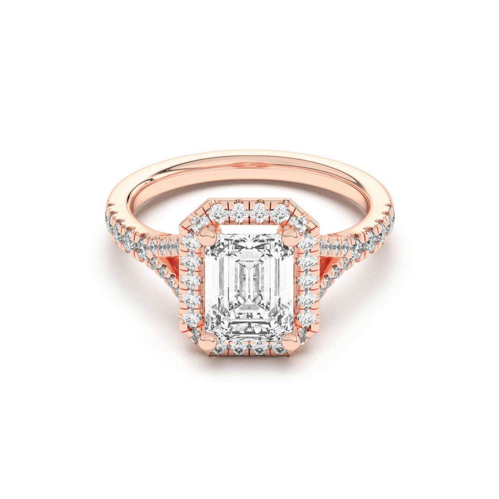 360 degree view of Sue Timeless Halo Engagement Ring