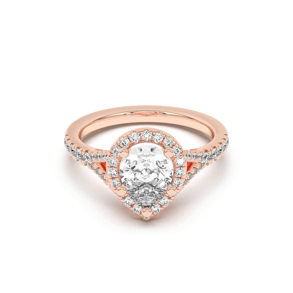 360 degree view of Sue Timeless Halo Engagement Ring