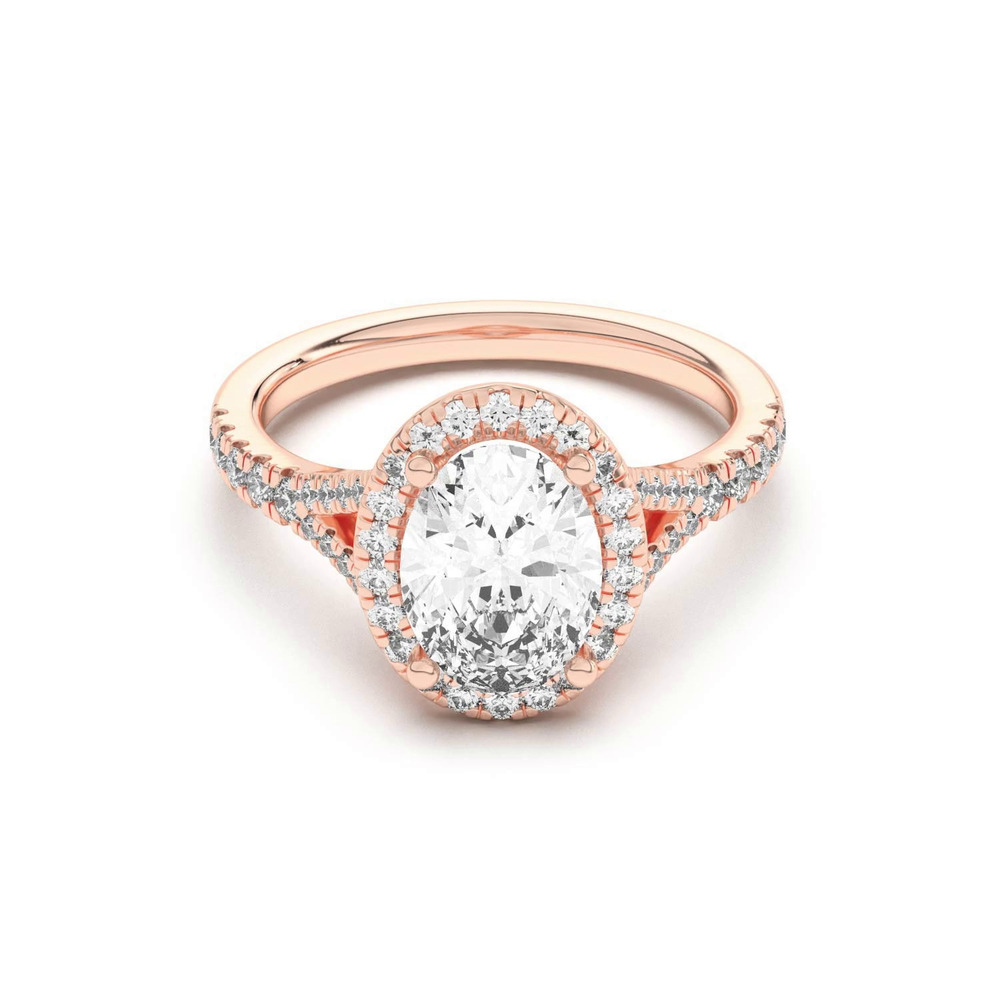 360 degree view of Sue Timeless Halo Engagement Ring