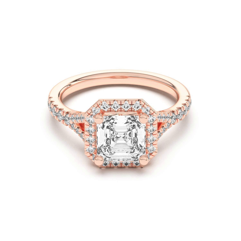 360 degree view of Sue Timeless Halo Engagement Ring