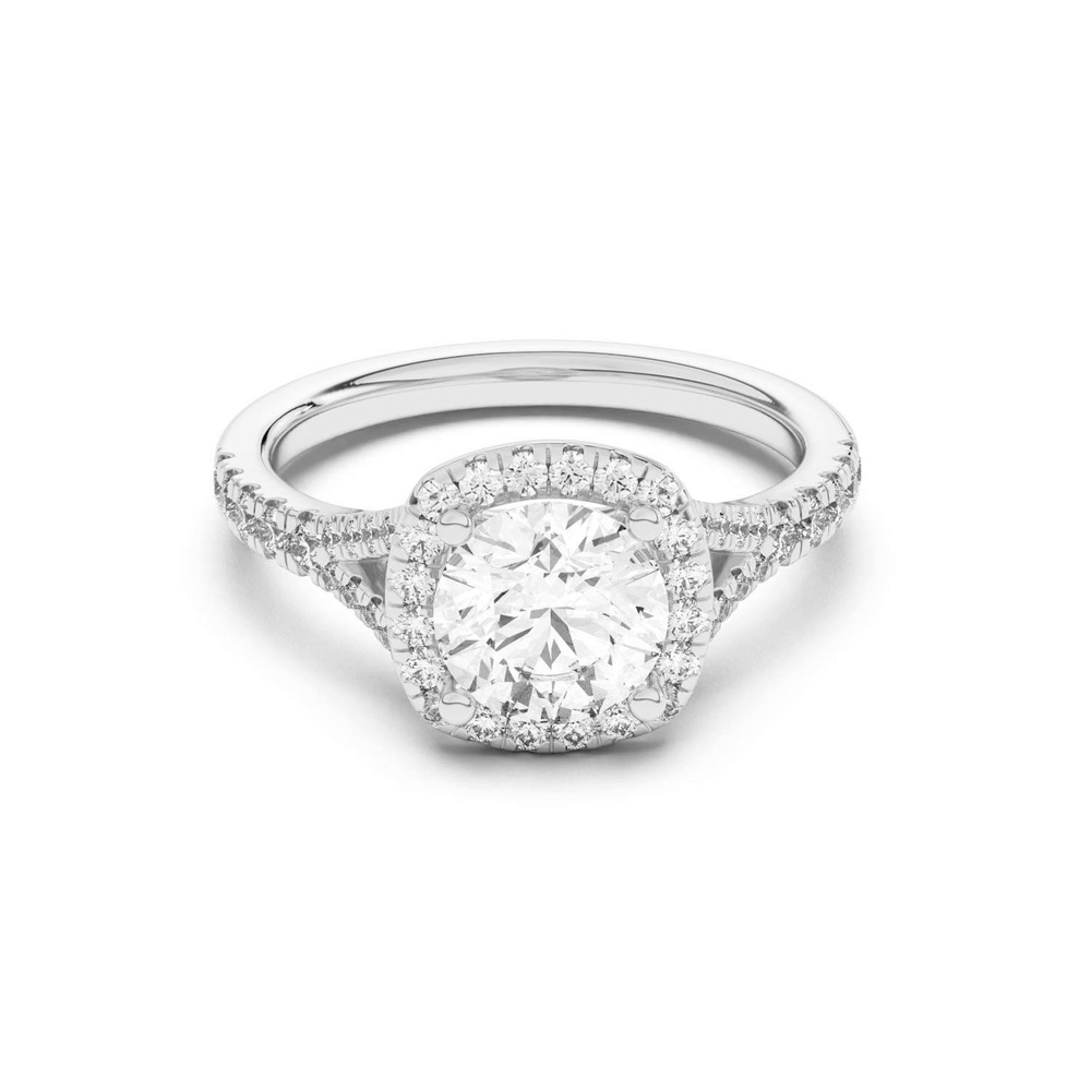 360 degree view of Sue Timeless Halo Engagement Ring