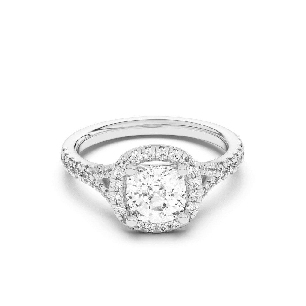 360 degree view of Sue Timeless Halo Engagement Ring