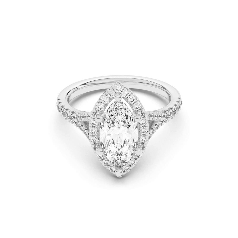 360 degree view of Sue Timeless Halo Engagement Ring