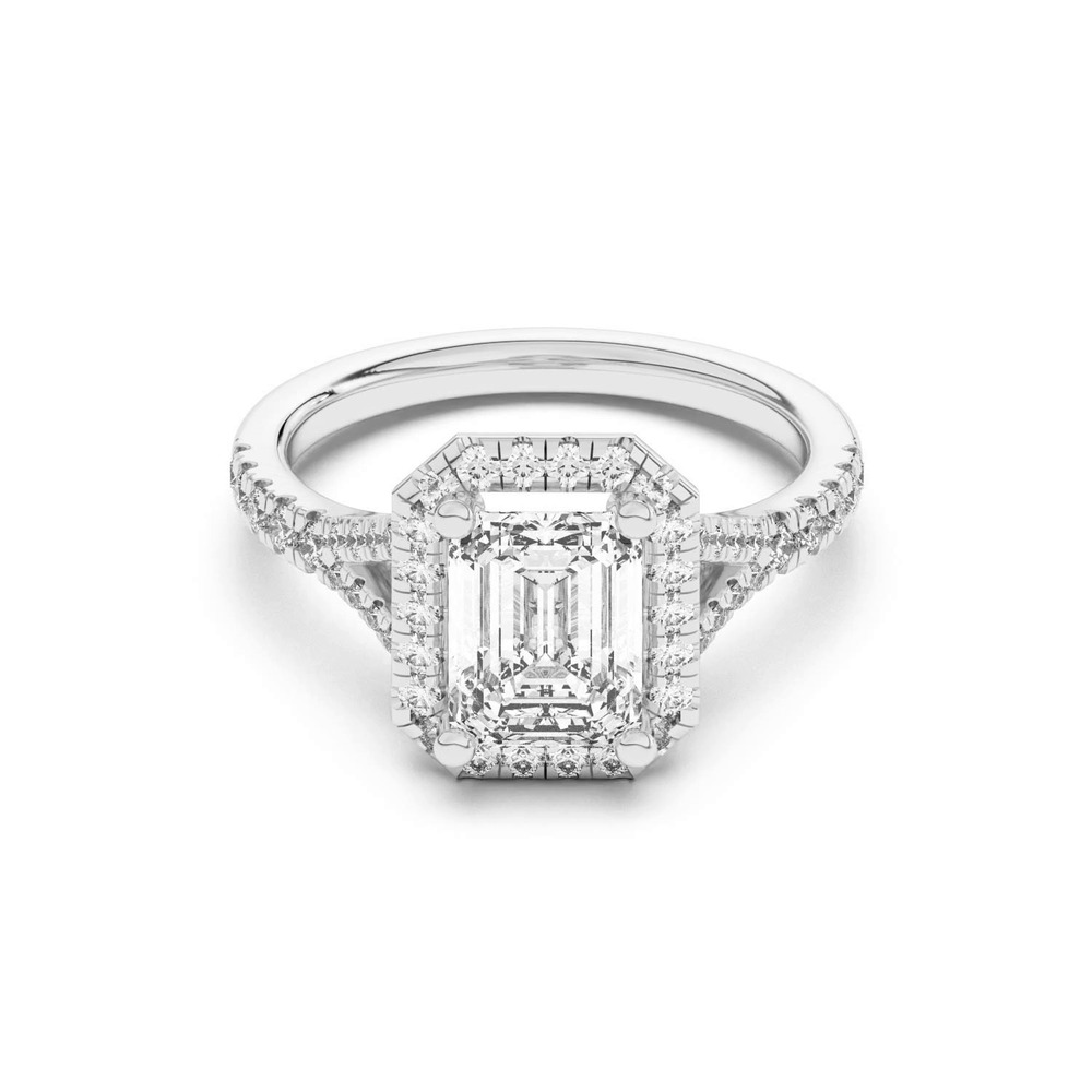 360 degree view of Sue Timeless Halo Engagement Ring