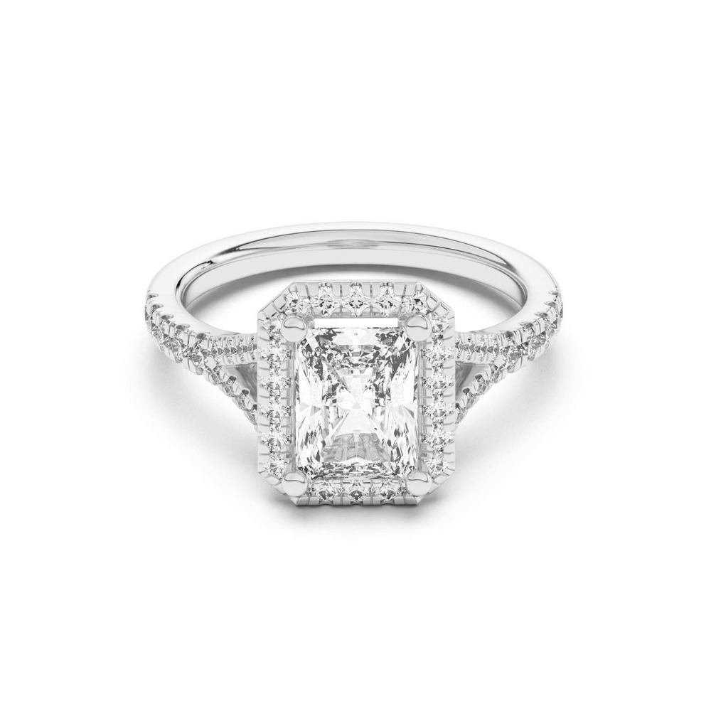 360 degree view of Sue Timeless Halo Engagement Ring