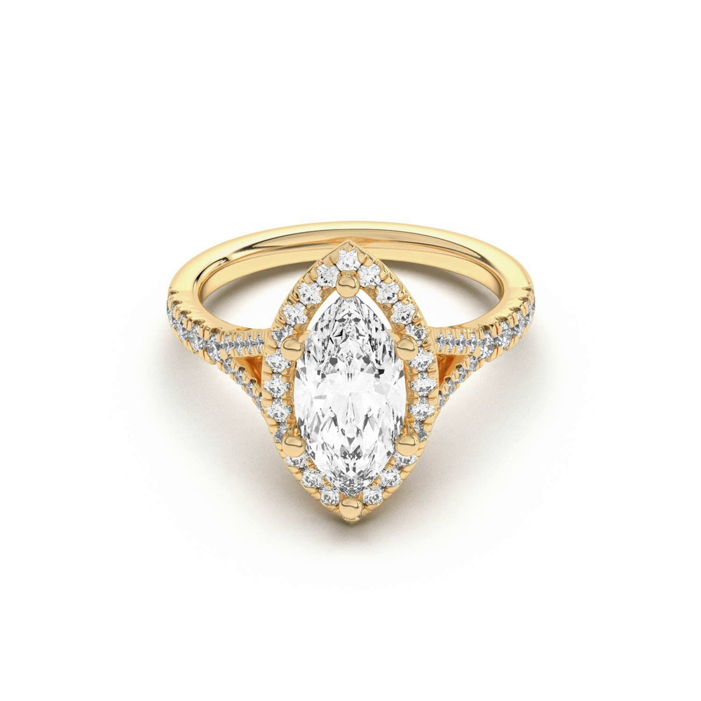 360 degree view of Sue Timeless Halo Engagement Ring
