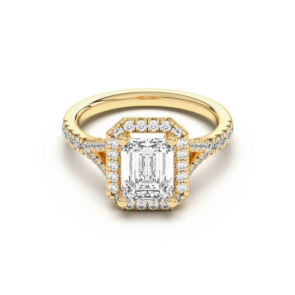 360 degree view of Sue Timeless Halo Engagement Ring
