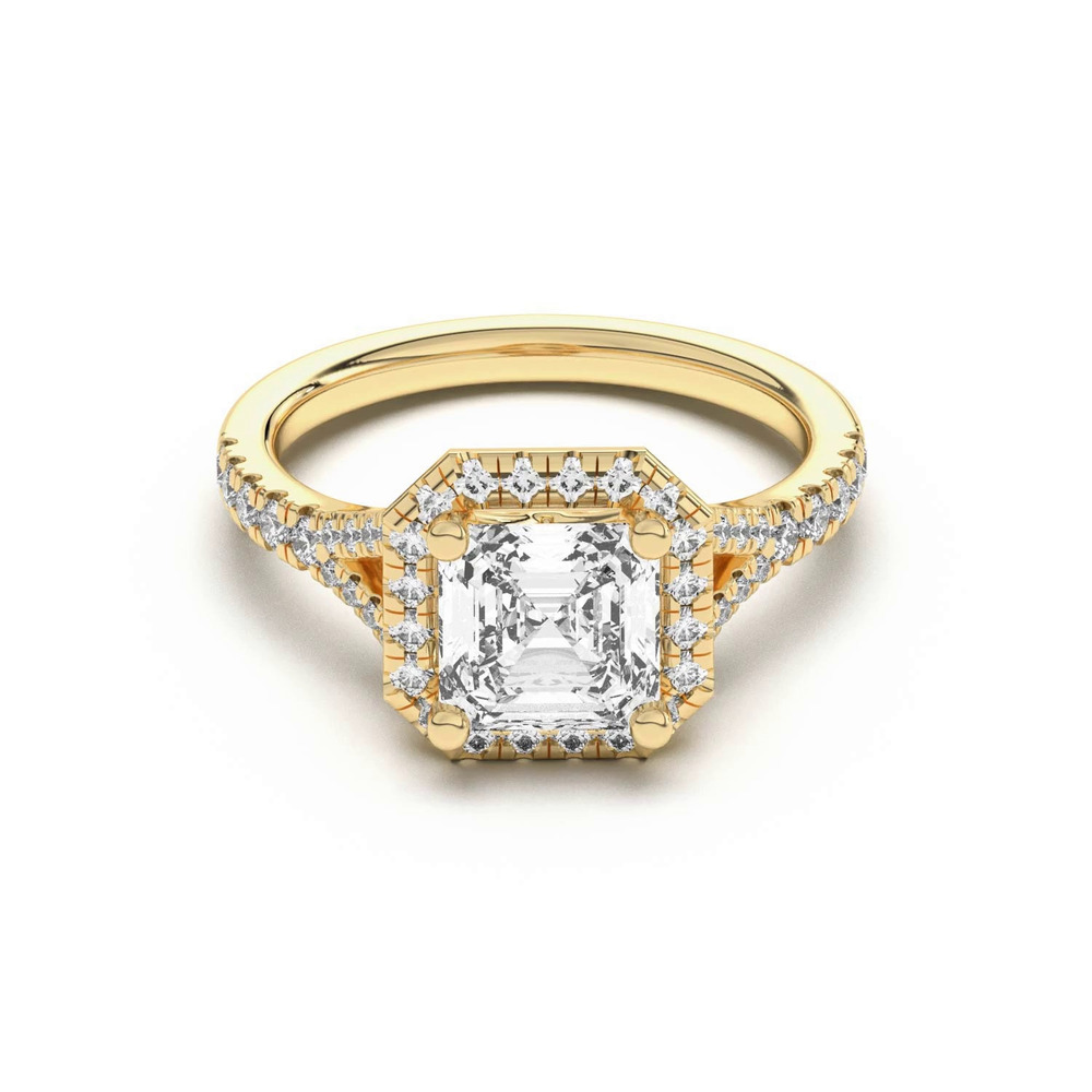 360 degree view of Sue Timeless Halo Engagement Ring