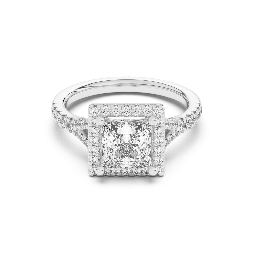 360 degree view of Sue Timeless Halo Engagement Ring