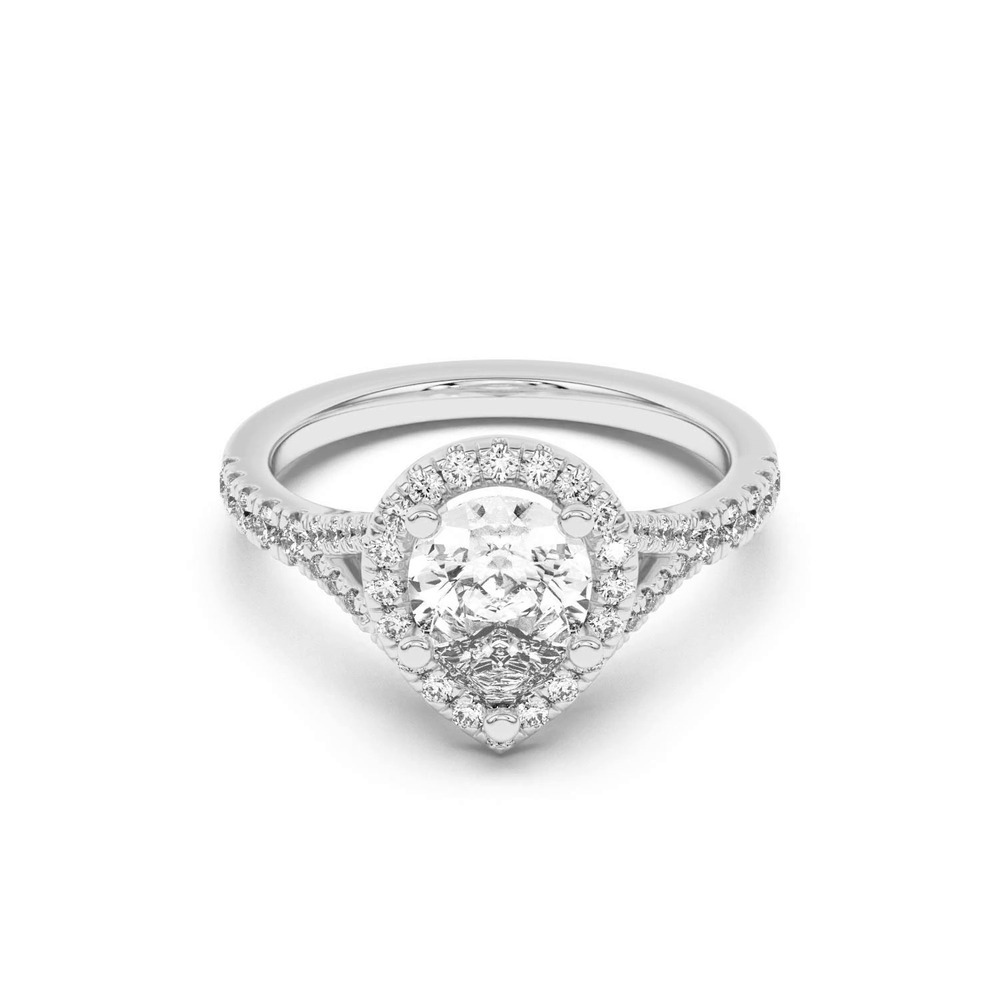 360 degree view of Sue Timeless Halo Engagement Ring