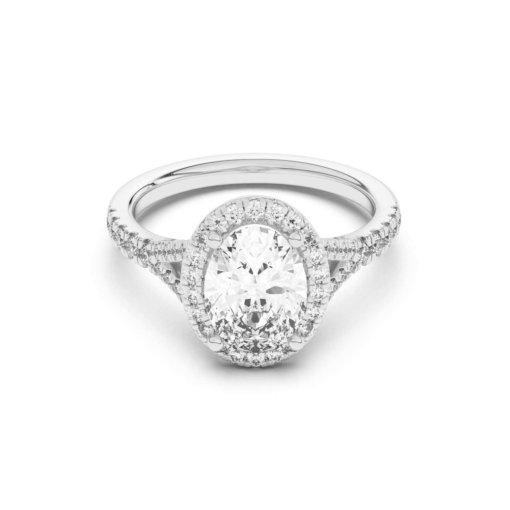 360 degree view of Sue Timeless Halo Engagement Ring