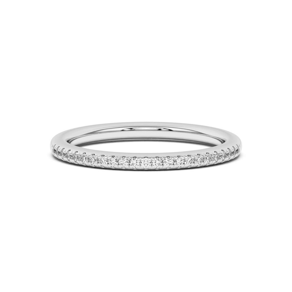 360 degree view of Meryl Petite Pavé Band