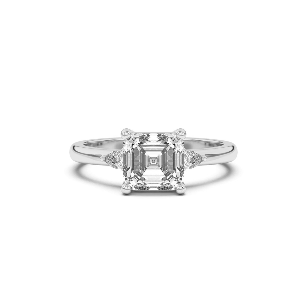 360 degree view of Meredith Pear Accent Engagement Ring