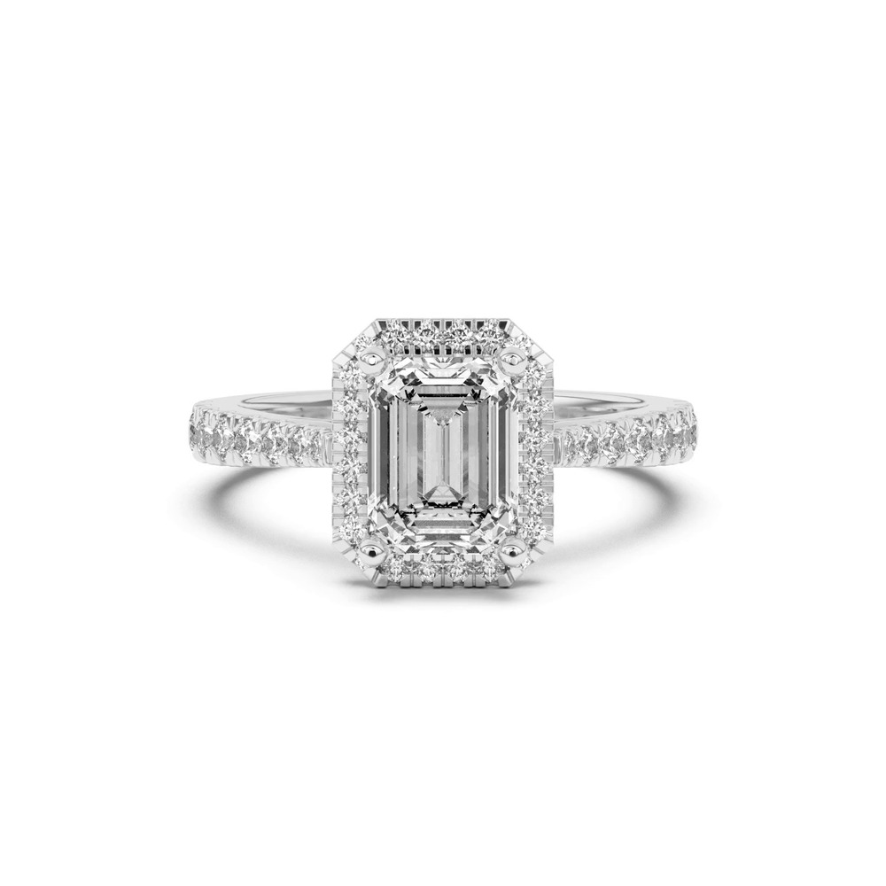 360 degree view of Cici Halo Engagement Ring