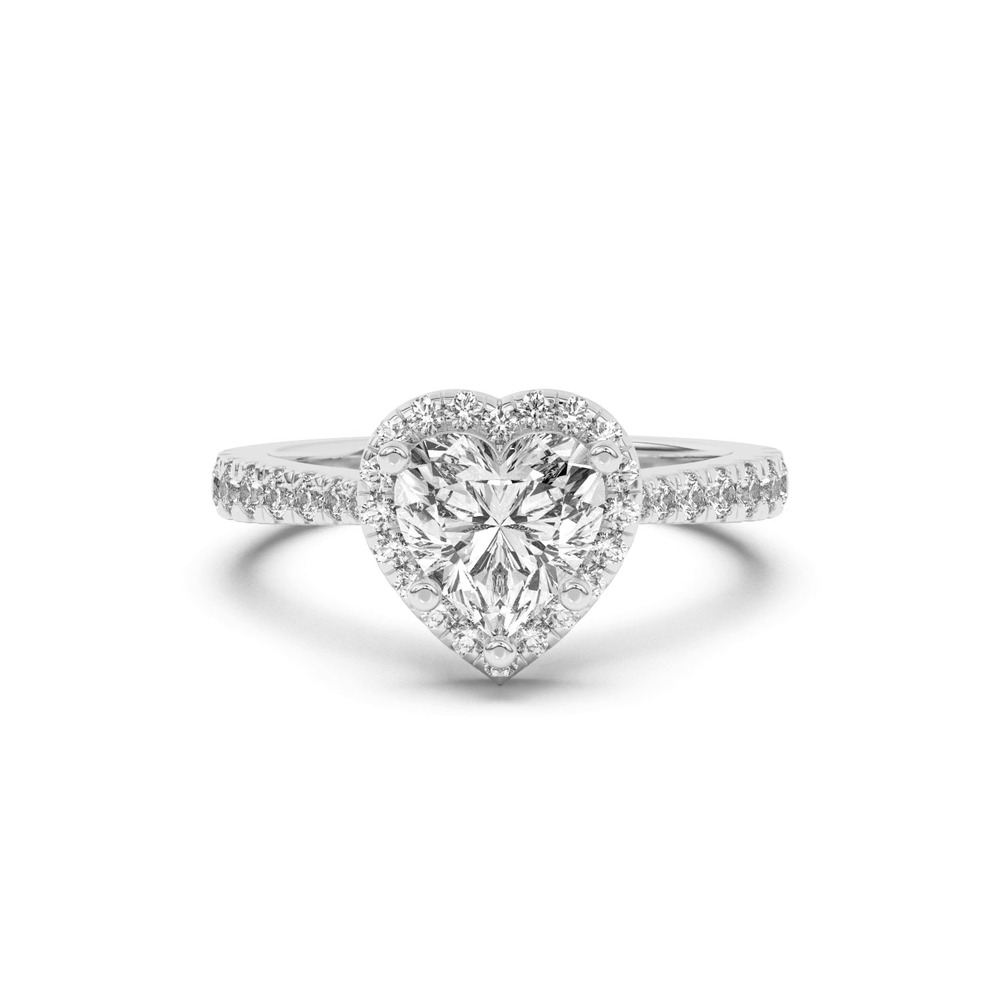360 degree view of Cici Halo Engagement Ring