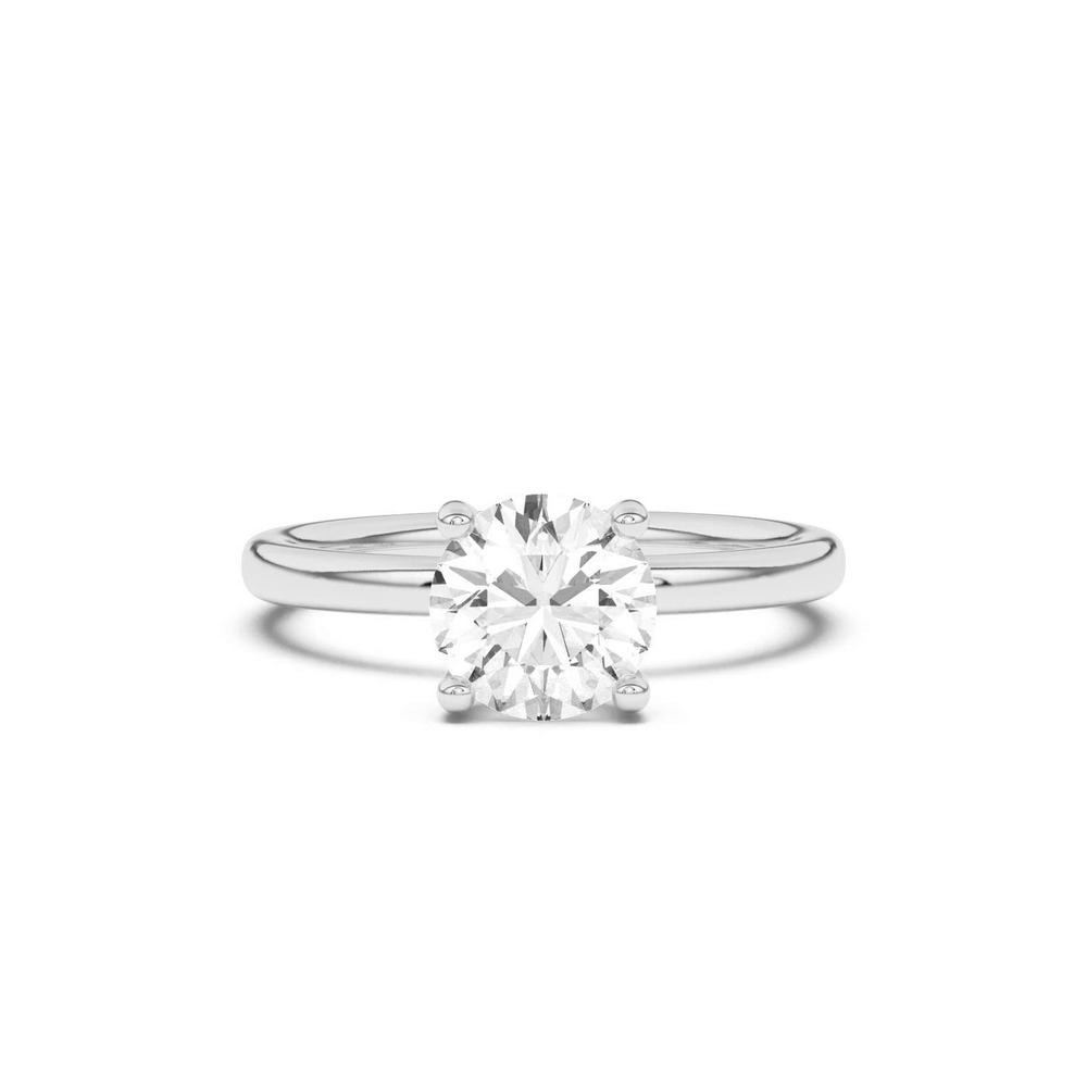 360 degree view of Briana Hidden Pavé Circlet Engagement Ring