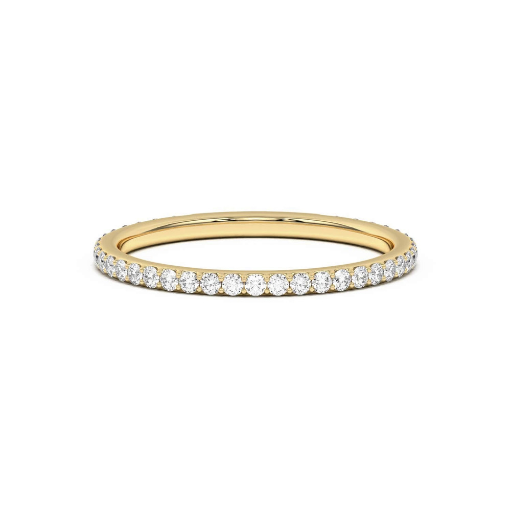 360 degree view of Alara Pavé Band