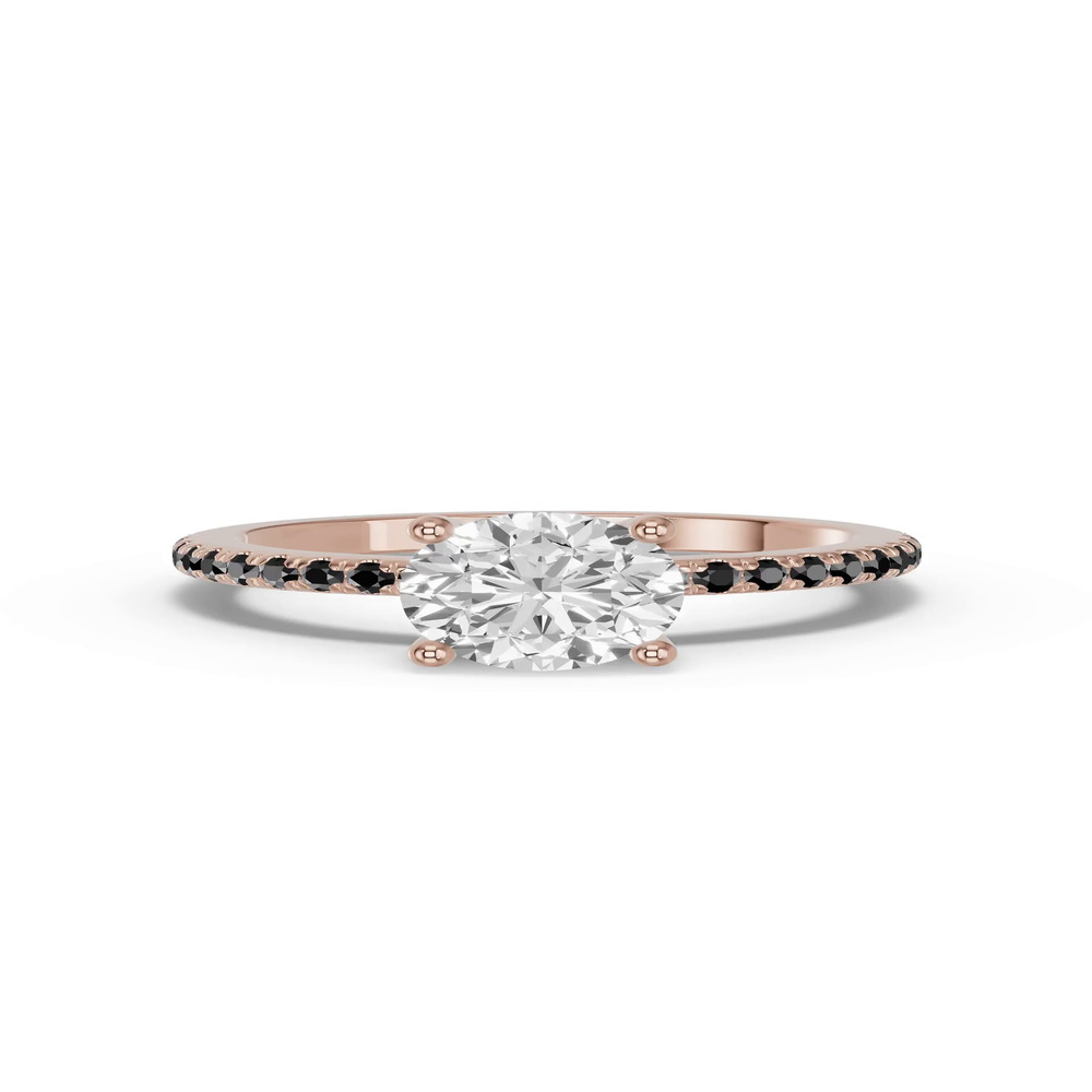 360 degree view of Spectra Black Diamond Engagement Ring