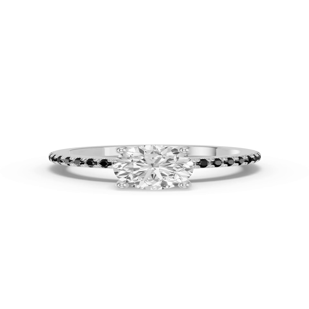360 degree view of Spectra Black Diamond Engagement Ring