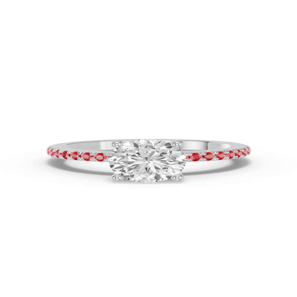 360 degree view of Spectra Ruby Engagement Ring