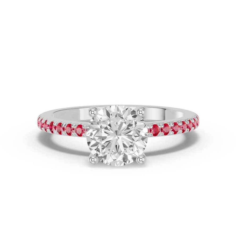 360 degree view of Spectra Ruby Engagement Ring