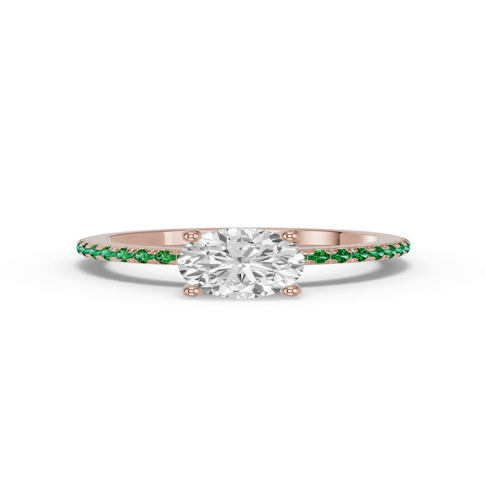 360 degree view of Spectra Tsavorite Engagement Ring