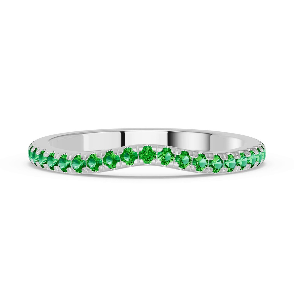 360 degree view of Spectra Tsavorite Contoured Band