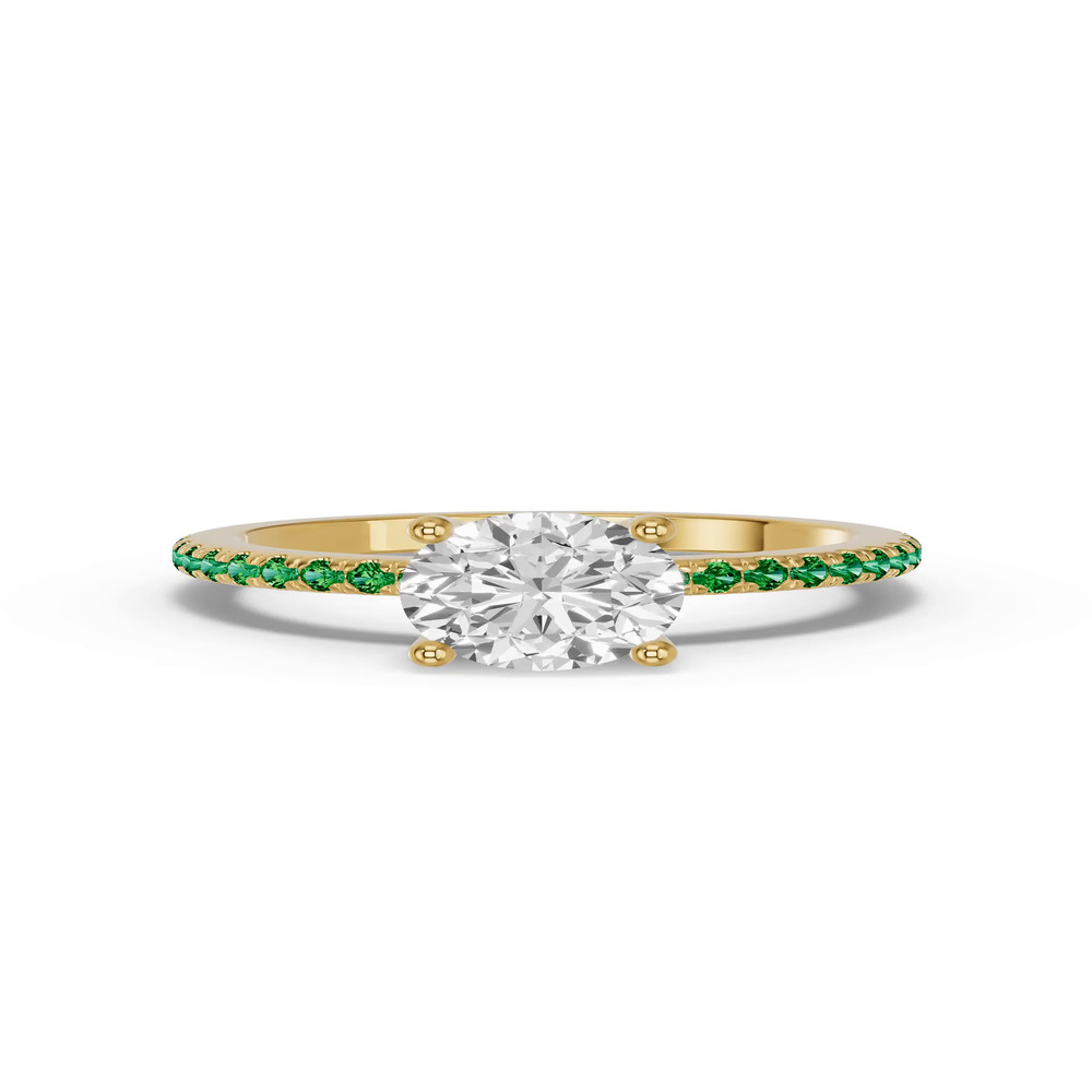 360 degree view of Spectra Tsavorite Engagement Ring