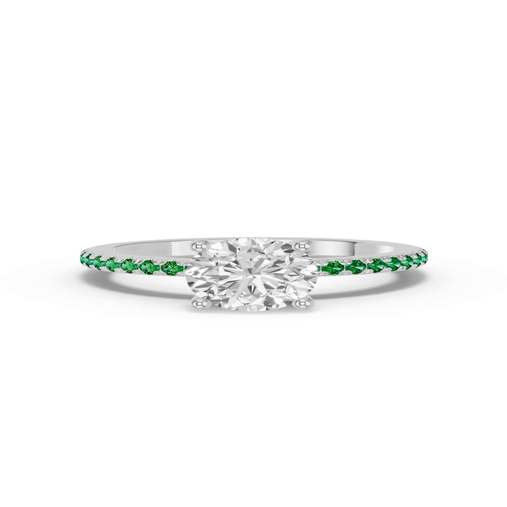 360 degree view of Spectra Tsavorite Engagement Ring