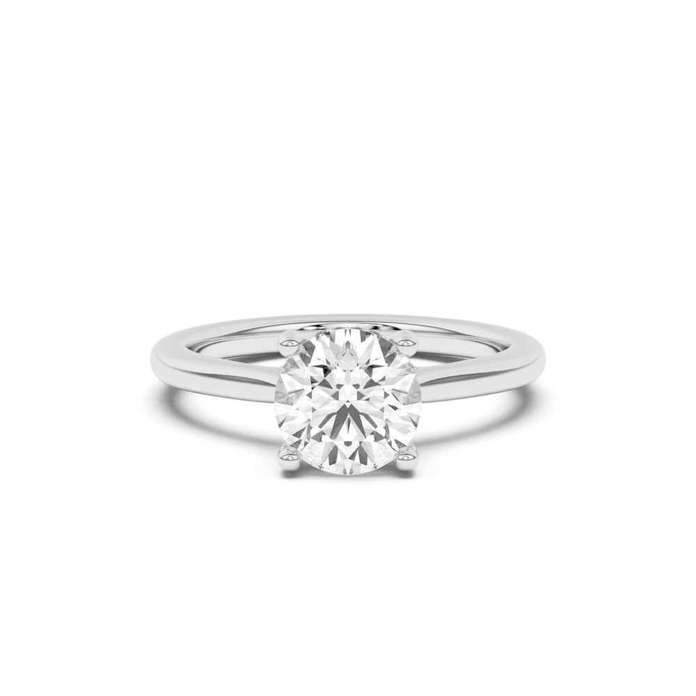 360 degree view of Sonja Diamond Bridge Hidden Halo Engagement Ring