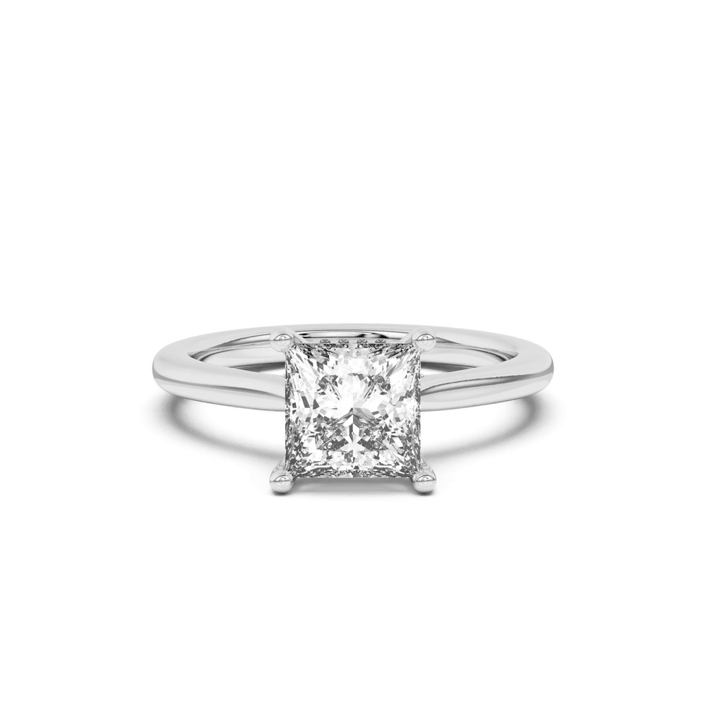 360 degree view of Sonja Diamond Bridge Hidden Halo Engagement Ring