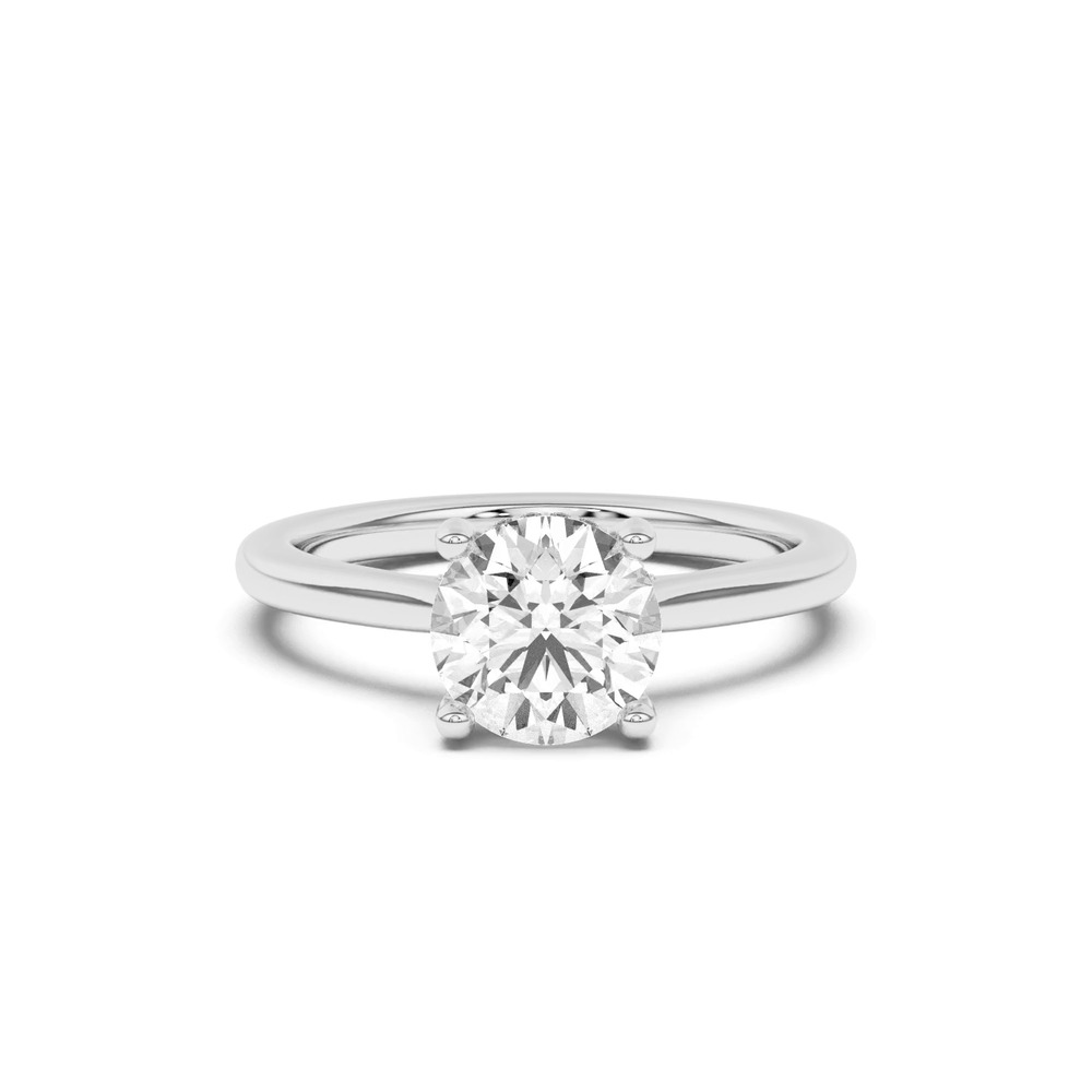 360 degree view of Sonja Diamond Bridge Hidden Halo Engagement Ring