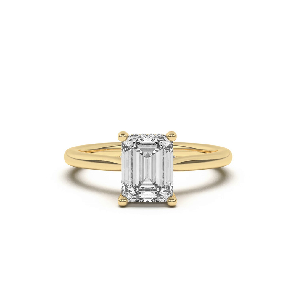 360 degree view of Sonja Diamond Bridge Hidden Halo Engagement Ring