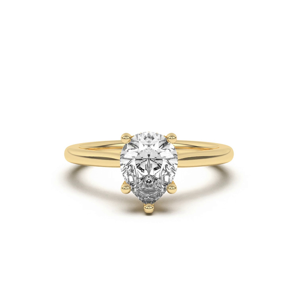 360 degree view of Sonja Diamond Bridge Hidden Halo Engagement Ring