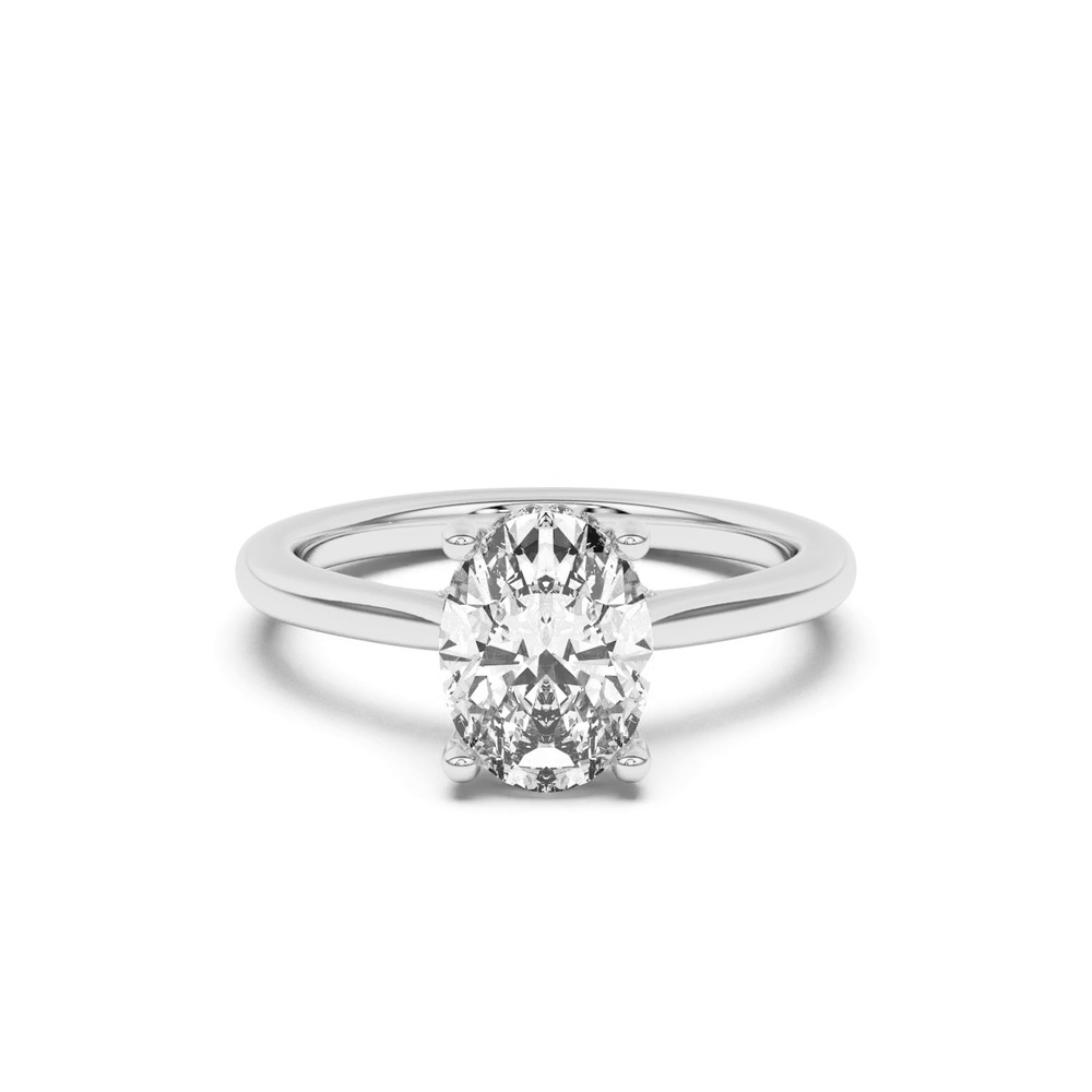 360 degree view of Sonja Diamond Bridge Hidden Halo Engagement Ring