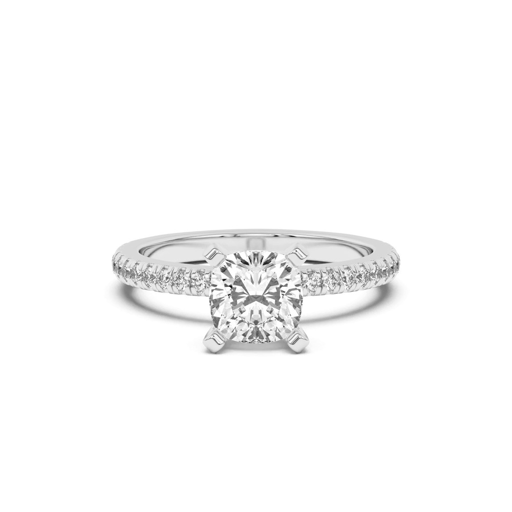 360 degree view of Donna Timeless Pavé Engagement Ring