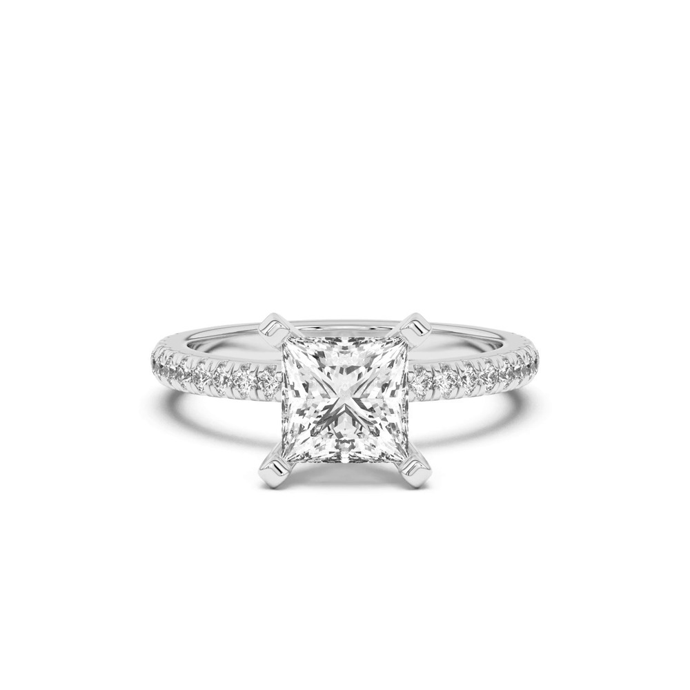 360 degree view of Donna Timeless Pavé Engagement Ring